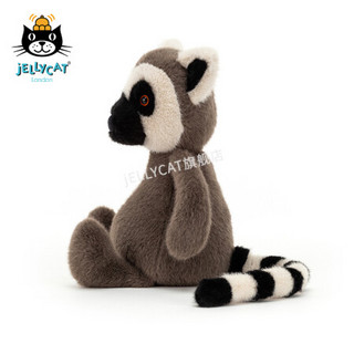 jELLYCAT 2021款维斯比蒂狐猴柔软毛绒玩具安抚睡觉抱枕玩偶送礼可爱公仔 褐色 H26 X W10 CM