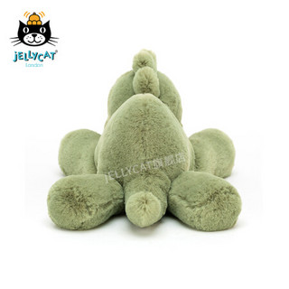 jELLYCAT 2021款哈格迪恐龙毛绒玩具儿童安抚睡觉抱枕玩偶礼物送礼 绿色 H22 X W12 CM