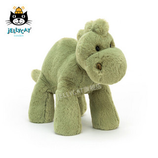 jELLYCAT 2021款哈格迪恐龙毛绒玩具儿童安抚睡觉抱枕玩偶礼物送礼 绿色 H22 X W12 CM