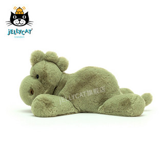 jELLYCAT 2021款哈格迪恐龙毛绒玩具儿童安抚睡觉抱枕玩偶礼物送礼 绿色 H22 X W12 CM