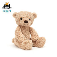 jELLYCAT 2021款芬利熊柔软毛绒玩具安抚抱枕小玩偶生日礼物送礼可爱公仔 米黄色 H43 X W16 CM