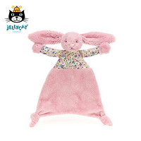 jELLYCAT 2021款花布郁金香邦尼兔安抚甜睡巾 毛绒玩具公仔玩偶布艺安抚手偶宝宝口水巾 花布郁金香邦尼兔安抚甜睡巾 H25 X W22 CM