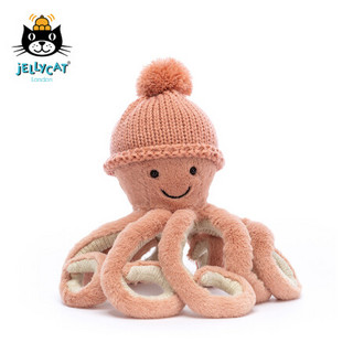 jELLYCAT 2021款舒适奥德尔章鱼可爱公仔毛绒玩具睡觉小玩偶生日礼物 舒适奥德尔章鱼 H23 X W8 CM