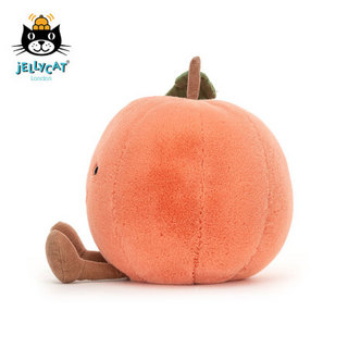 jELLYCAT 2021款趣味桃子毛绒玩具安抚睡觉抱枕玩偶生日礼物送礼可爱公仔 趣味桃子 H15 X W14 CM