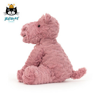 jELLYCAT 2021款波浪毛河马毛绒玩具安抚睡觉抱枕玩偶生日礼物送礼可爱公仔 波浪毛河马 H23 X W11 CM