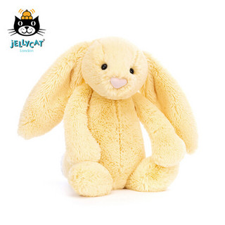 jELLYCAT 害羞柠檬邦尼兔毛绒玩具安抚睡觉抱枕玩偶生日礼物送礼可爱公仔 害羞柠檬邦尼兔 H31 X W12 CM