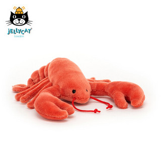 jELLYCAT 2021款美味海鲜龙虾柔软毛绒玩具安抚小玩偶生日礼物送礼可爱公仔 美味海鲜龙虾 H14 X W11 CM