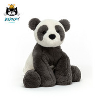 jELLYCAT 2022新品哈格迪熊猫 柔软毛绒玩具安抚睡觉抱枕玩偶生日礼物送礼可爱公仔 哈格迪熊猫 H32 X W19 CM