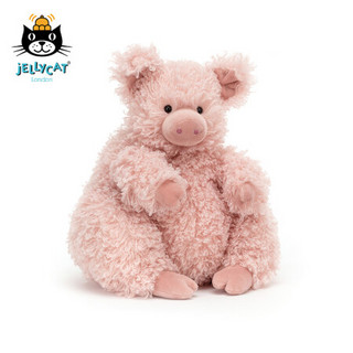 jELLYCAT 2022新品巴伯顿猪 柔软毛绒玩具安抚睡觉抱枕玩偶生日礼物送礼可爱公仔 巴伯顿猪 H27 X W20 CM