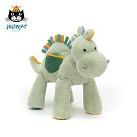 jELLYCAT 2022新品皮卡布恐龙互动玩具 婴儿玩具毛绒床挂宝宝新生儿安抚玩具 皮卡布恐龙互动玩具 H20 X W8 CM