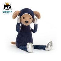 jELLYCAT 2020款太空小狗柔软毛绒安抚玩具公仔 多彩 30cm