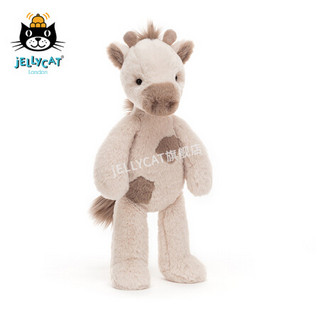 jELLYCAT 2020款比利长颈鹿可爱公仔毛绒玩具睡觉抱枕玩偶礼物 浅褐色 H29 X W7 CM