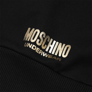 MOSCHINO 莫斯奇诺 男士半面熊印花卫衣1709 8113 0555黑色 M 黑色 L