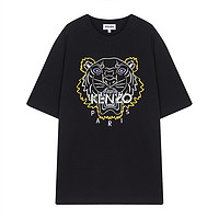 KENZO 凯卓 男士圆领短袖T恤 FC55TS2194YH 黑色 M