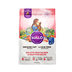 HALO 健美体态系列 鱼肉味成猫猫粮 4.54kg