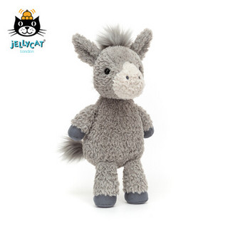 jELLYCAT 2021款弗洛西毛驴可爱公仔毛绒玩具睡觉小玩偶生日礼物 弗洛西毛驴 H28 X W10 CM