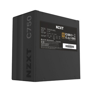 NZXT 恩杰NZXT C750 80Plus金牌电源/全模组线材/智能风扇/10年质保 金牌全模组