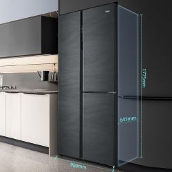 haier海尔冰箱双开门对开门双系统三循环全空间杀菌新一级能效双变频