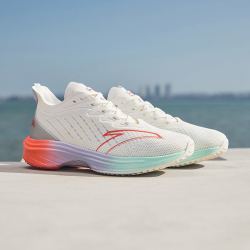 anta安踏新款网面女款跑步鞋透气轻便缓震舒适国潮户外休闲运动鞋