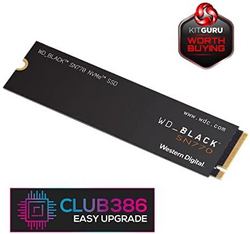 WD_BLACK SN770 250GB PCIe Gen4 NVMe 游戏固态硬盘,读取速度高达 4,000 MB/s