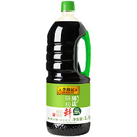 移动端、京东百亿补贴：李锦记 薄盐味极鲜 特级酱油 1.52kg