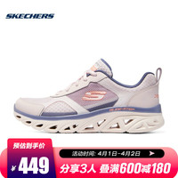 Skechers斯凯奇2022春夏款女缓震运动鞋网面透气休闲户外跑步鞋 149952-LVMT 薰衣草色/多彩色 36 38 149952-LVMT 薰衣草色/多彩色