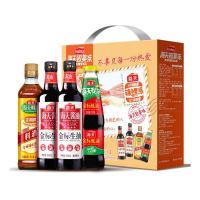 海天 调味家庭装 (料酒450ml+金标生抽500ml*2瓶+金标蚝油530g)