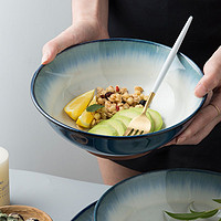 INMIND HOUSE 碗盘单品面碗家用汤碗大号大碗拉面碗日式创意陶瓷饭碗斗笠碗餐具