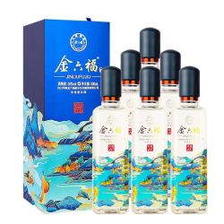 金六福铭藏10五粮酿造浓香型白酒50度500ml6瓶整箱装