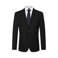 SEVEN 柒牌 男士西服套装 121C70460 黑色 A48