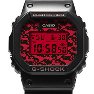 CASIO 卡西欧 G-SHOCK系列 42.8毫米石英腕表 DW-5600OBI21-1 火影忍者联名带土款