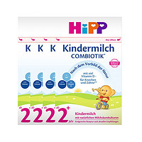 HiPP 喜宝 ComBiotik 幼儿奶粉，适于2岁以上幼儿，4盒装(4 x 600g)