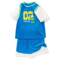 balabala 巴拉巴拉 208222119109-80109 男童套装 唐老鸭IP款 海洋蓝 100cm