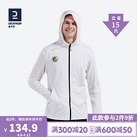 DECATHLON 迪卡侬 夏新款宽松外套长袖薄透气2020OVF 黑灰色 M 白色 L