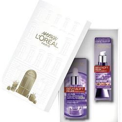 L'OREAL PARIS 巴黎欧莱雅 1.5%玻尿酸复颜紧致保湿精华 30ml+复颜玻尿酸水光充盈全脸淡纹眼霜 30ml