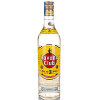 Havana Club 哈瓦那俱乐部 Havana 哈瓦那 3年陈酿 朗姆酒 40%vol 700ml