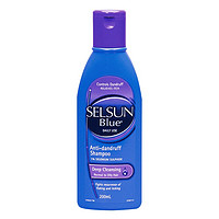 Selsun blue 紫瓶控油去屑洗发水 200ml