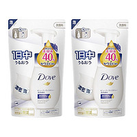 Dove 多芬 保湿水嫩洁面泡泡 补充装140ml*2