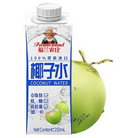 福兰农庄 低糖椰子水 250ml*12瓶