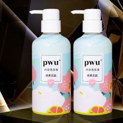 PWU 朴物大美 内裤内衣清洗液除螨洗衣液女士专用杀菌消毒洗内衣液抑菌手洗 内衣洗衣液300ml*2瓶