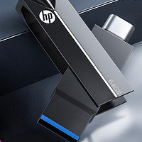 HP 惠普 USB 3.1 U盘 灰色 128GB USB-A/Type-C双口