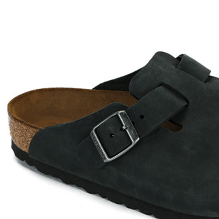 BIRKENSTOCK 勃肯 Boston系列 女士包头拖鞋 BSBOSB68-0059463 黑色 41