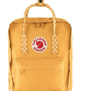 FJÄLLRÄVEN 北极狐 OUTDOOR KankenFamily Kanken Classic系列 中性双肩包 23510-160-904 赭色/棋盘 16L