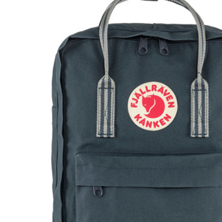 FJÄLLRÄVEN 北极狐 OUTDOOR KankenFamily Kanken Classic系列 中性双肩包 23510-560-909 海蓝/长条纹 16L