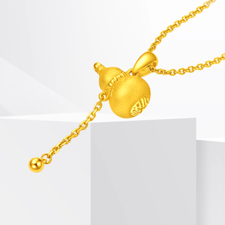 CHOW TAI FOOK 周大福 大福红系列 EOF231 葫芦足金吊坠 2.05g