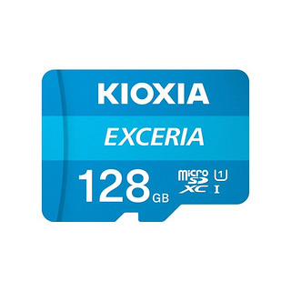 PLUS会员：KIOXIA 铠侠 极至瞬速系列 Micor-SD存储卡 128GB（UHS-I、U1）