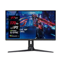 ROG 玩家国度 XG276Q 27英寸 IPS G-sync FreeSync 显示器 (1920×1080、170Hz、HDR400)