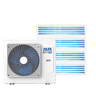 AUX 奥克斯 中央空调一拖四风管机空调多联机5匹式空调DLR-H120W(G1)