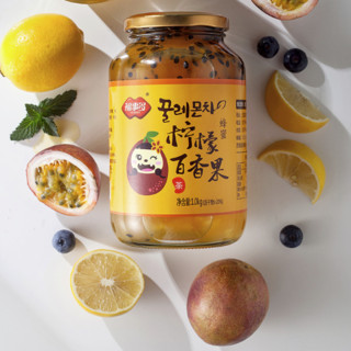 FUSIDO 福事多 蜂蜜柠檬百香果 1kg*2罐