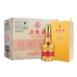 WULIANGYE 五粮液 股份 2016-2017年猴年生肖纪念酒 浓香型白酒 52度375ml*6瓶 整箱装